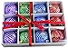 SLEETLY 32pk Christmas Ornaments for Tree Holiday Xmas Decorations, Shatterproof Plastic 3.15/2.36 Inch Glitter Balls, Icicles and Snowflakes Set, Gold (DEFECTIVE Units)