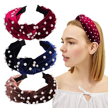 Amazon Com Headbands Women Hair Head Bands Accessories 3 Pcs