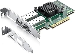 10Gtek 10Gb PCI-E NIC Network Card, Dual