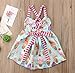 Toddler Girls Summer Ice Cream Print Princess Dress Strap Backless Dress Size 3Years/Tag110 (Colour)