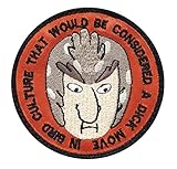 Bird Person Considered A Dick Move Rick & Morty Inspired Art Tactical Morale Hook+Loop Patch