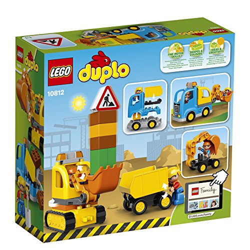 LEGO DUPLO 10812 - Bagger & Lastwagen | Kleinkind Spielzeug ab 2 Jahren – Bild 3