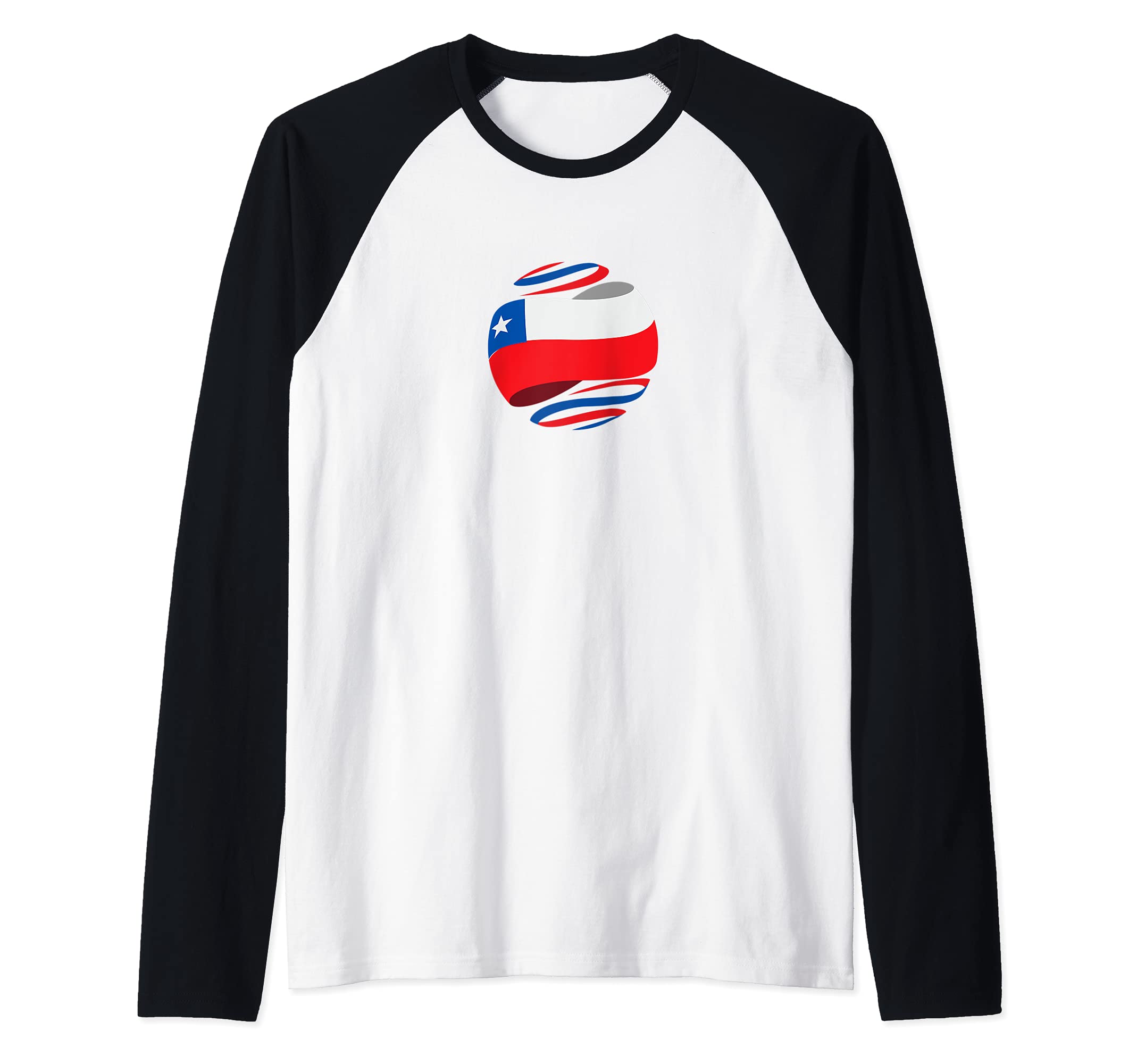 Flag Chile Raglan Baseball Tee