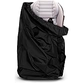 LIHAO Stroller Travel Bag, Gate Check Bag for Car Seat, Waterproof Travel Carry Bag, 600D Oxford, Black