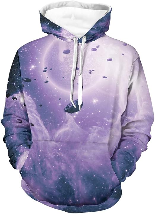 sci fi fantasy hoodie purple
