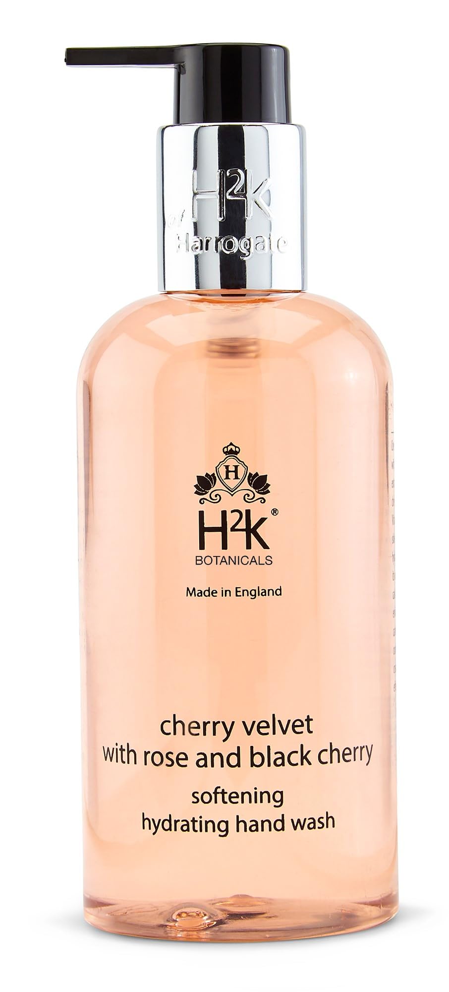 Softening Rose and Black Cherry Luxury Hand Wash (250ml) Cherry Velvet by H2K Botanicals — image 1