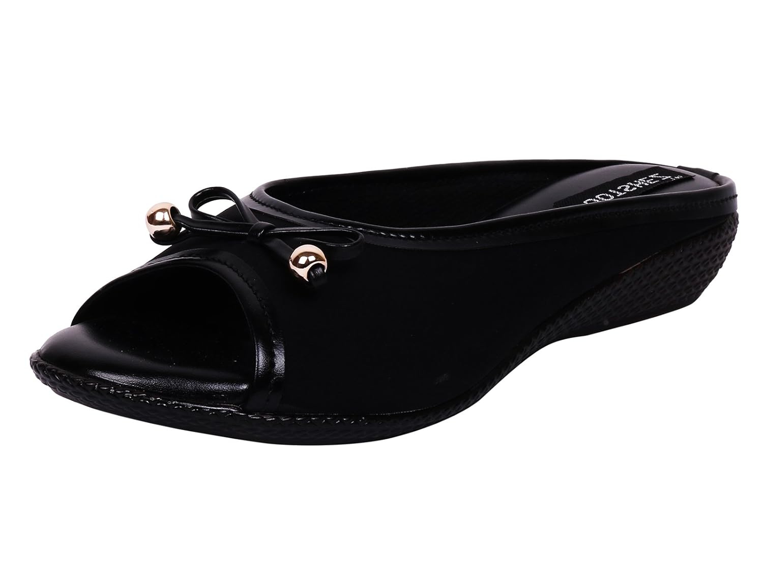footshez new arrival best hot selling women's black casual flats low price sale