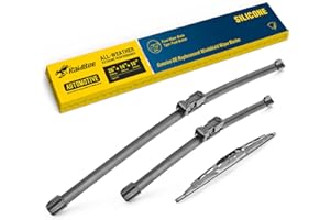 RaidBee Silicone Wiper Blade,3 Set Silicone Quiet Windshield Wiper blades Automotive Replacement for 2015-2021 Chevrolet Chevy trax Front & Rear Windshield Wiper Hook 26"+14"+10-1