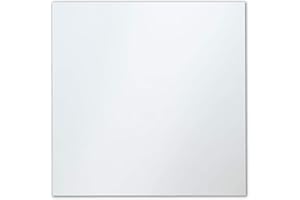 THE BETTER BEVEL Better Bevel Frameless Square Mirror, 30" x 30" Bathroom Wall Mirror w/Pencil Polished Edge