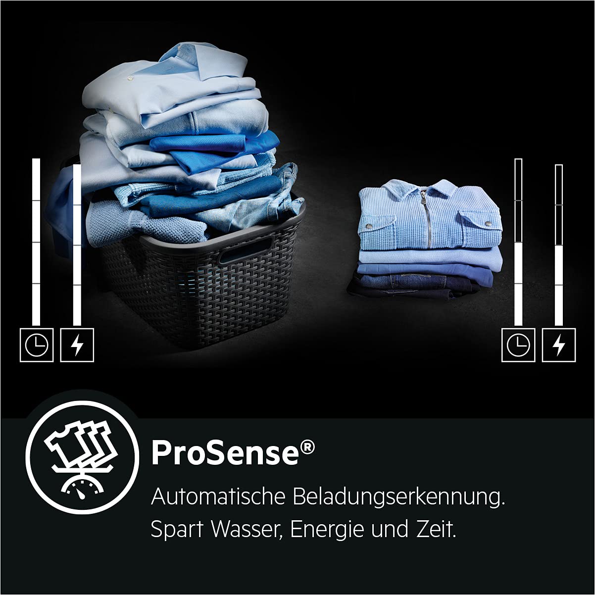 AEG Waschtrockner, DualSense - schonende Pflege, 8 kg Waschen, 5 kg Trocknen, D, energiesparend, Mengenautomatik, Nachlegefunktion, ProSteam – Auffrischfunktion, 1600 U/min, Weiß, L7WBA60680 5