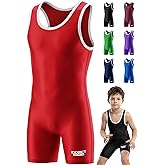Exxact Sports Youth Wrestling Singlet For Boys, Premium Powerlifting Singlet, Kids Wrestling Singlets For Training