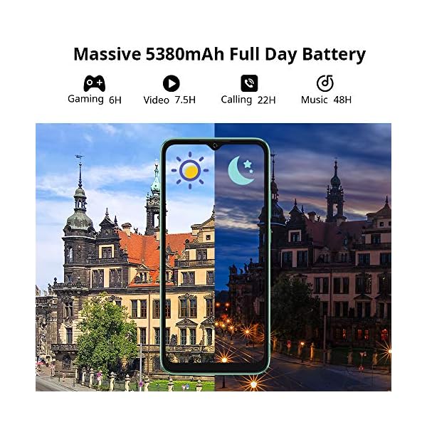 Mobile-Phone-Blackview-A70-Smartphone-SIM-Free-Android-11-Phone-Unlocked-5380mAh-Battery-6517-inch-HDScreen-Octa-Core-3GB-RAM-32GB-ROM-13MP-Triple-Camera-Dual-SIM-phone-Green Blackview Android 11 Mobile Phones Sim Free Unlocked, A70 (2021) 5380mAh 4G Dual Sim Phone, 3+32GB/256GB Extension, 13MP…