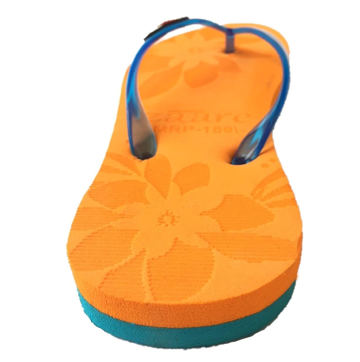 zaare women flip-flops & monsoon slipper - laser flower