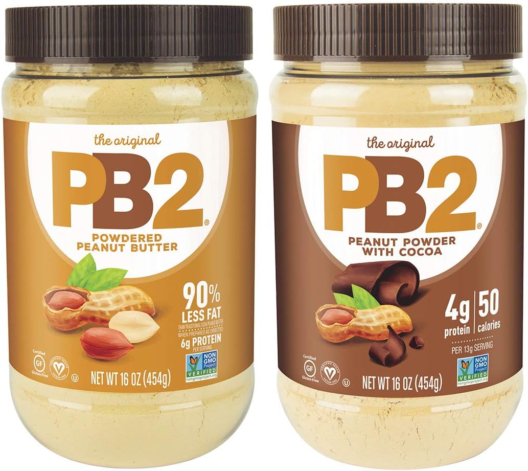 PB2 Bell Plantation Powdered Peanut Butter and with Premium Chocolate, 6.5 Ounce (PACK OF 4)
