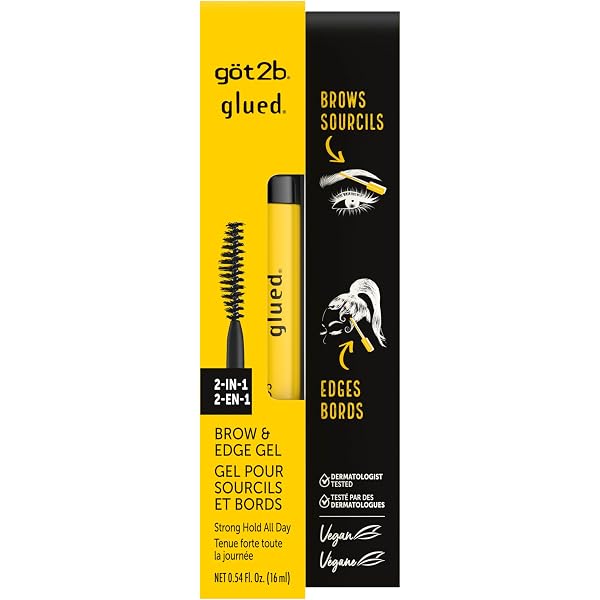 Got2b Kleber 4 Brows & Edges – Wasserfeste Brow Gel & Haar Mascara, 24 H Halt