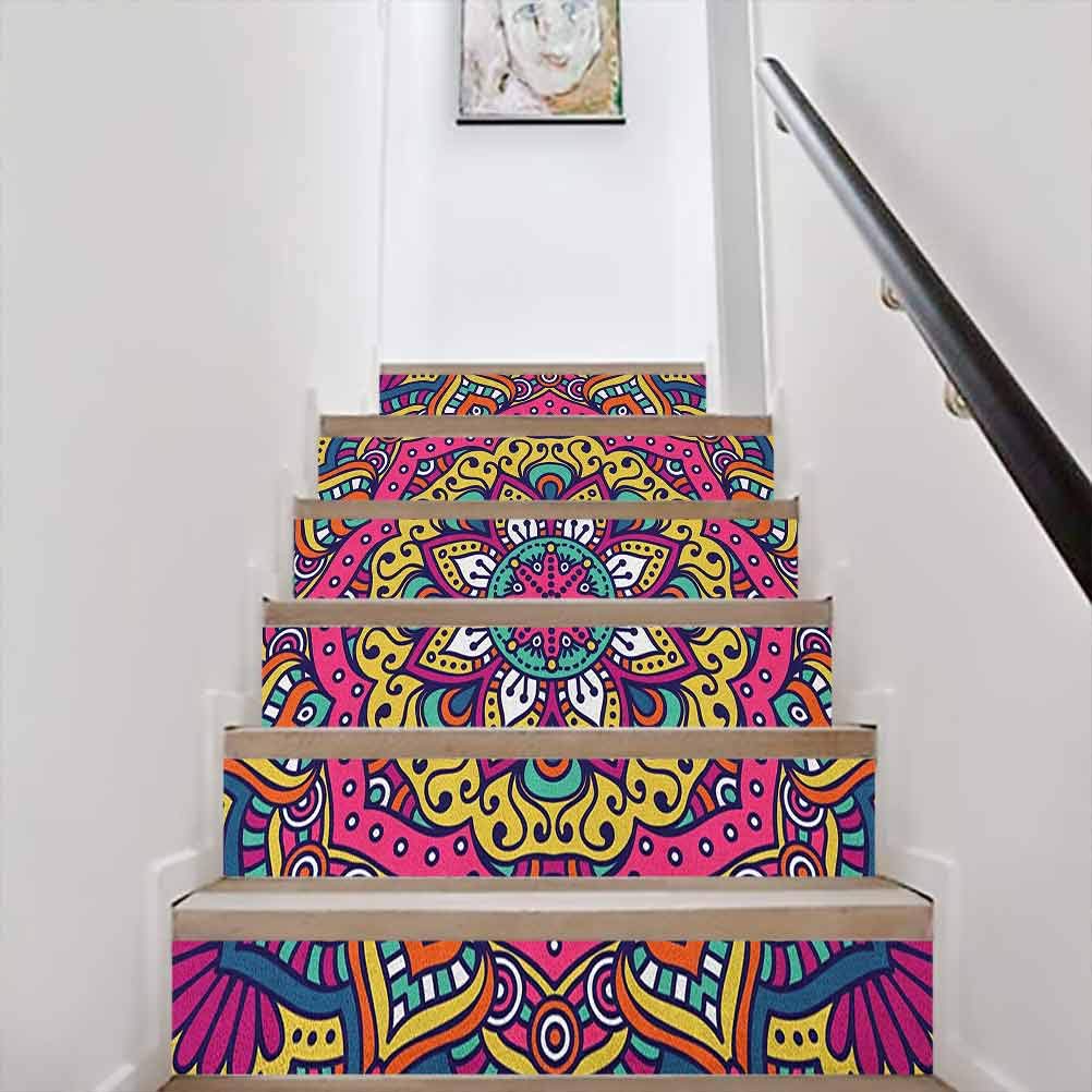 SelfAdhesive Stair Stickers Removable Stickers, Lively