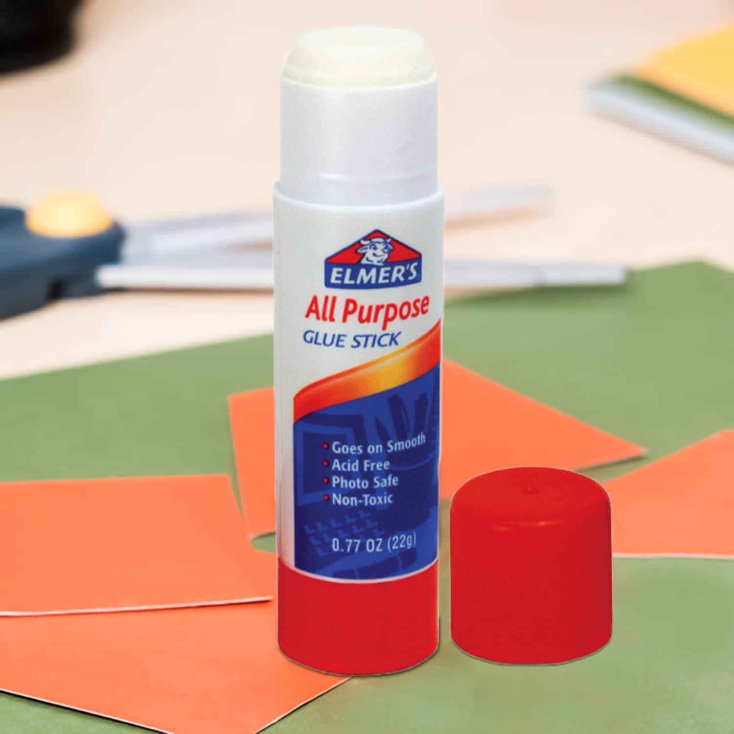 The Mega Deals Elmers Glue Sticks, 0.77 Ounce - Glue Sticks Bulk 4 Count, White Glue Stick