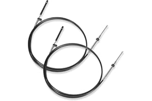 Atesilor 2pcs Boat Throttle and Shift Cables Compatible with Mercury MerCruiser Marine Force Outboard Engine 600A/4000 Series Controller(Gen 1/CC179xx, Gen2/CC189xx)
