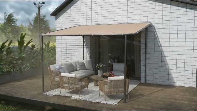 Breezestival 10x12 Lean-to Pergola Review: Wall-Mounted Canopy for Patio & Deck Shade image 20