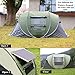 Tents 3-4 Person/People/Man Instant Pop Up Easy Quick Setup, Ventilated [2 Door] [Mesh Window] Waterproof 3 Season Big Family Privacy Dome Tent Shelter for Backpacking Picnic Travel