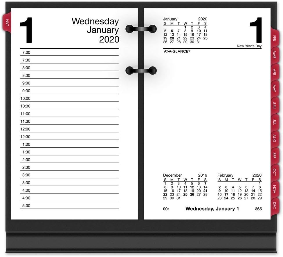 Best at a glance desk calendar base