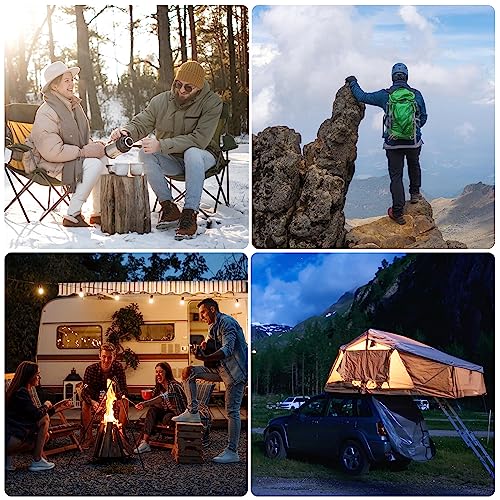 ZUBISU Down Alternative Camping Blanket - Water Resistant, Packable & Warm Outdoor Blanket for Travel, Park, Beach, Hiking & Camping(80