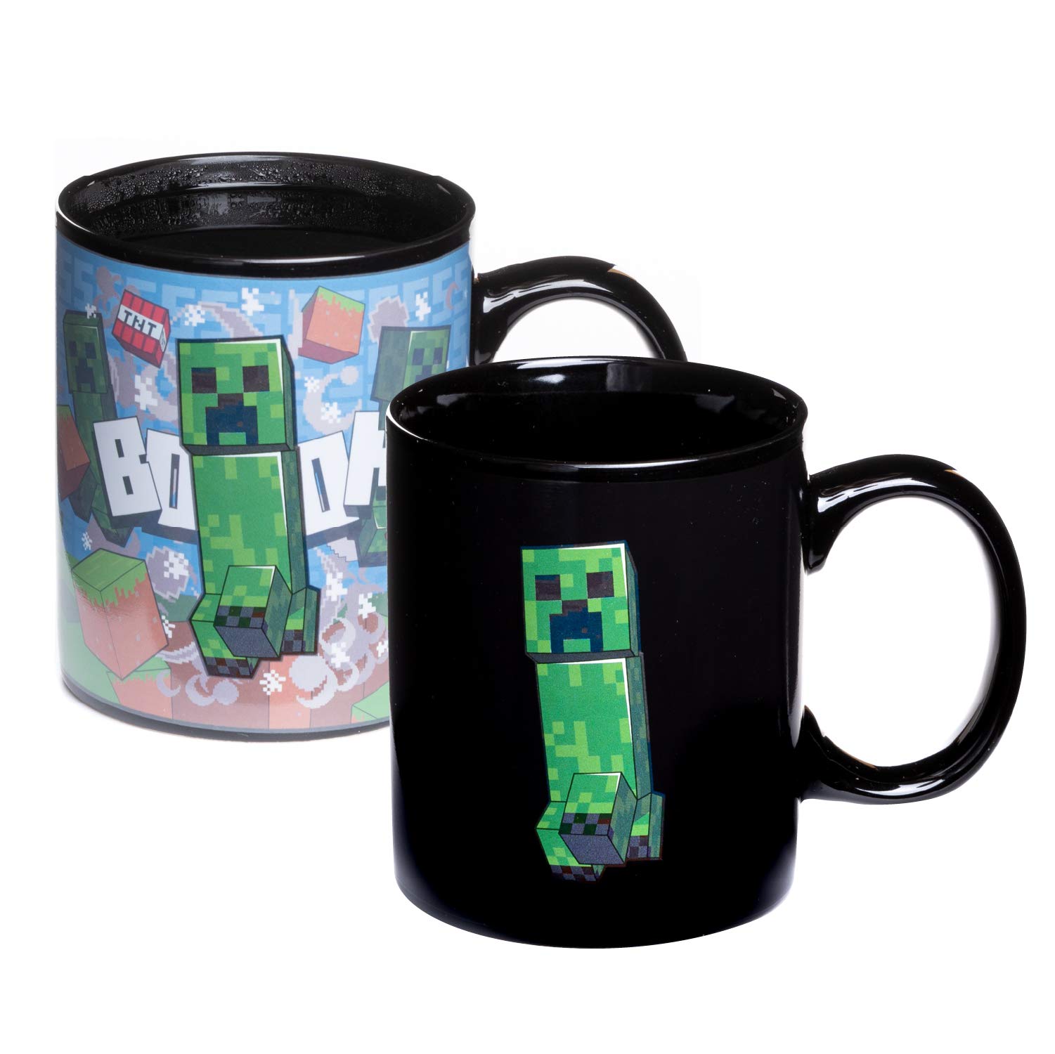 Paladone Minecraft Creeper Heat Change Mug, Multicolor, PP7975MCF