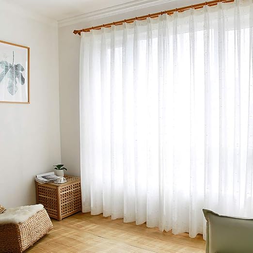 amazon cortinas blancas dormitorio