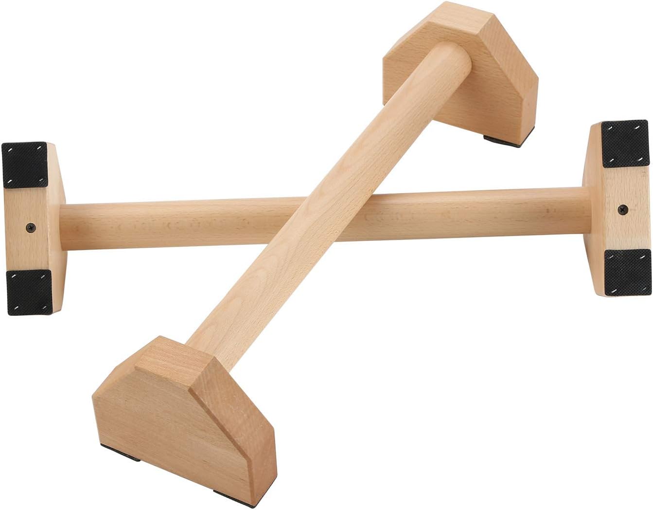 Wooden Push Up Bars Gym Gear Equipment 