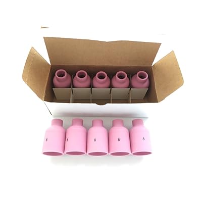 Premium Quality Large Gas Lens Alumina Nozzles 57N74 (#8) Ceramic Cups For TIG Welding Torch 17 18 26 DB PTA Series