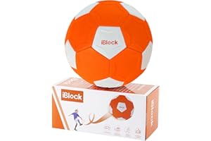 Smartwo Curve Soccer Ball for Kids Size 4, Swerve Soft Soccer Ball for Boys and Girls, Indoor and Outdoor Activities Games, Safe Kick Play in Inside House, Backyard and Lawn, Comes with Pump