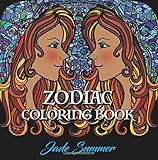 Zodiac Coloring Book by Jade Summer (2016-10-14) by 