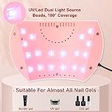 Kisspet 54W UV LED Nail Lamp Dryer 3 Timer Auto Sensor LCD USB Gel Nails view 2