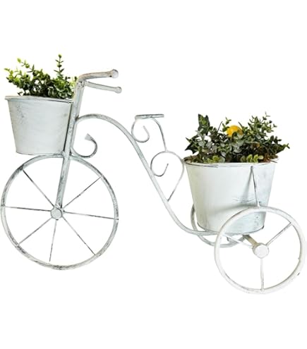 Amazon.com: Deco 79 Metal Bike Indoor Outdoor Plantstand Indoor