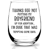KFK Gifts for Boyfriends Mom,Mothers Day Gifts for Boyfriend Mom,Mother in Law Gifts,Women Funny Gifts for Mother in Law,Birthday Gift,Christmas&Thanksgiving Day Gifts for Boyfriend's Mom, White