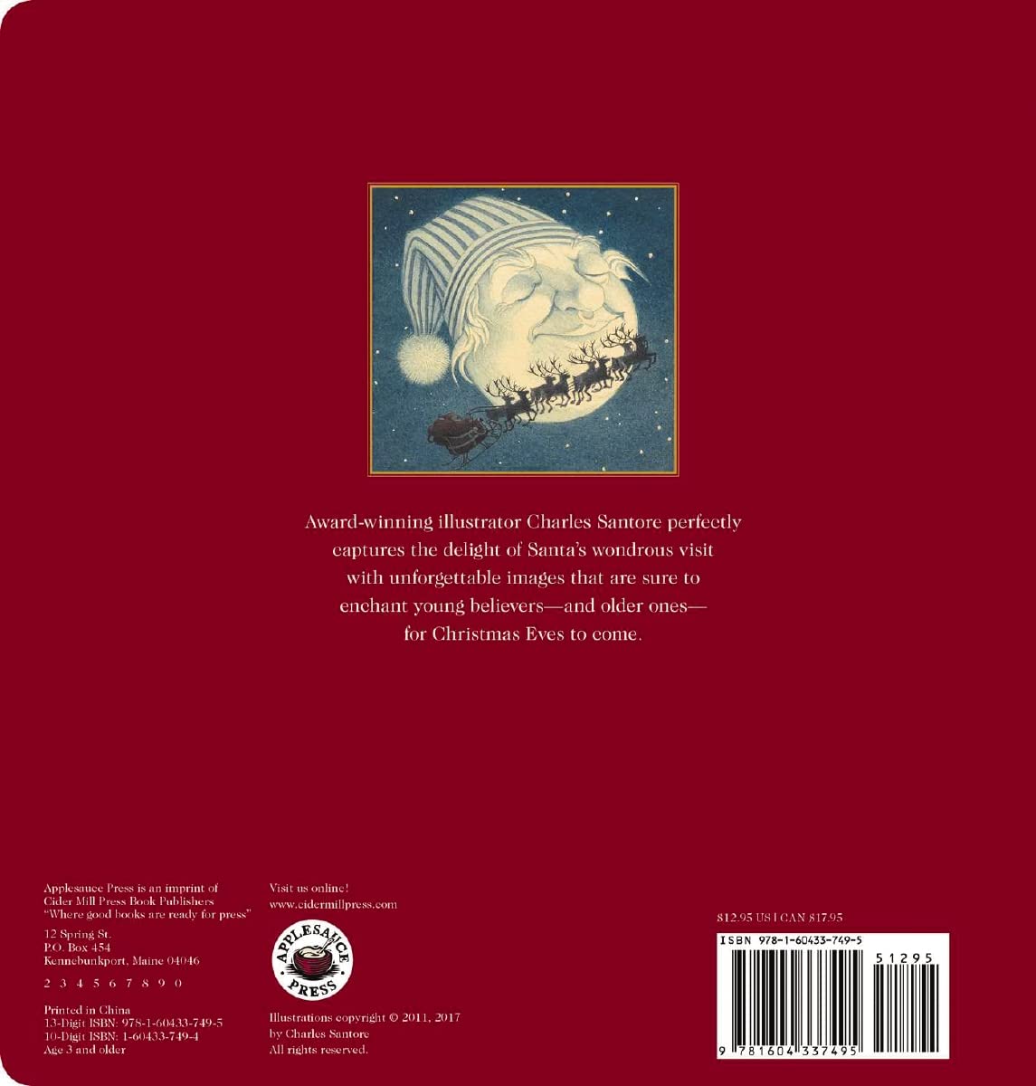 The Night Before Christmas Oversized Padded Board Book: The Classic Edition (Oversized Padded Board Books)