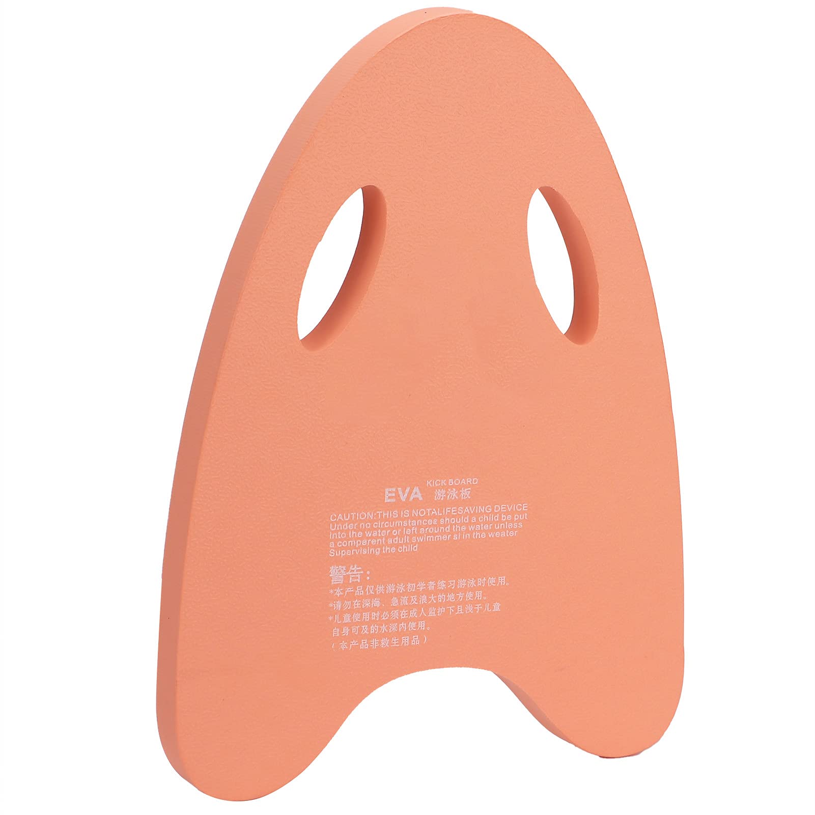 Swimming Kickboard, A‑Shape Swim Kickboard with 2 Handle Grip Holes Lightweight EVA Aid Float Plate for Adults Kids Beginner Pool Training(orange)
