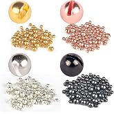 MUUNN 200pcs/lot Fly Tying Tungsten Beads,Slotted Tungsten Nymph Head Ball for Fly Tying Materials 1.5/2/2.3/2.5/2.8/3/3.3/3.5/3.8/4/4.6/5.5/6.4mm All The Sizes You Need,Combination 4 Colors