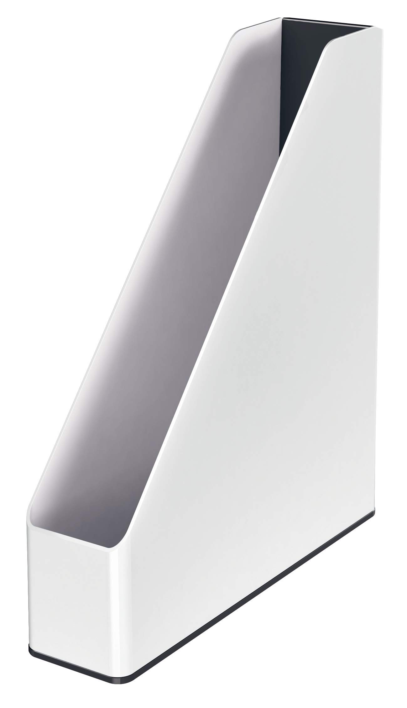 Leitz 53621095 Magazine File, A4, WOW Range, Dual Colour White/Black