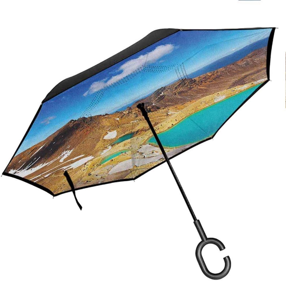 New Zealand Inverted Umbrellas Reverse Folding Umbrella