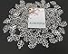 ALIMITOPIA 100pcs Four Leaf Clover Lucky Charms Pendents for DIY Crafting Bracelet Necklace Jewelry Making Accessories(Antique Silver)
