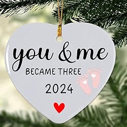 Baby's First Christmas Ornament - Family of Three