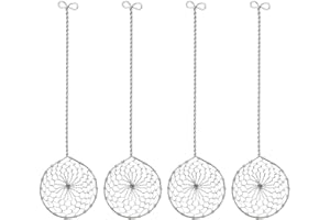 Bticx Multifunctional Fondue Sieve, Stainless Steel Fondue Strainer with Long Handle, Kitchen Colander Skimmer Ladle for Hot 