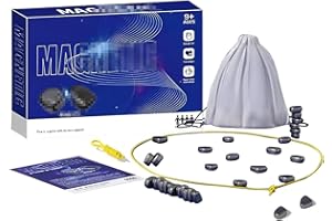 WYZOID Magnetic Chess Game,2024 New Family Board Games Set,Kids and Adult Multiplayer Magnetic Chess Game,Suitable for Entertainment Such As Travel,Camping,Family Gathering