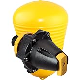 Jobe Valves Megaflow Valve with Short Tail, 3/4", Yellow/Black (Does NOT have Nut and Washer)