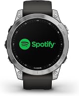 Garmin fēnix 7 Multisport GPS Watch Silver Graphite Band view 10
