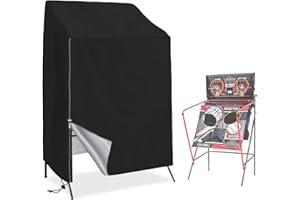 LE MAPLE BLEU Foldable Basketball Arcade Game Cover, Waterproof and Dustproof Arcade Basketball Game Cover-With Zipper Drawstring-Suitable for Home Foldable Dual Shot Electronic Basketball Arcade Game