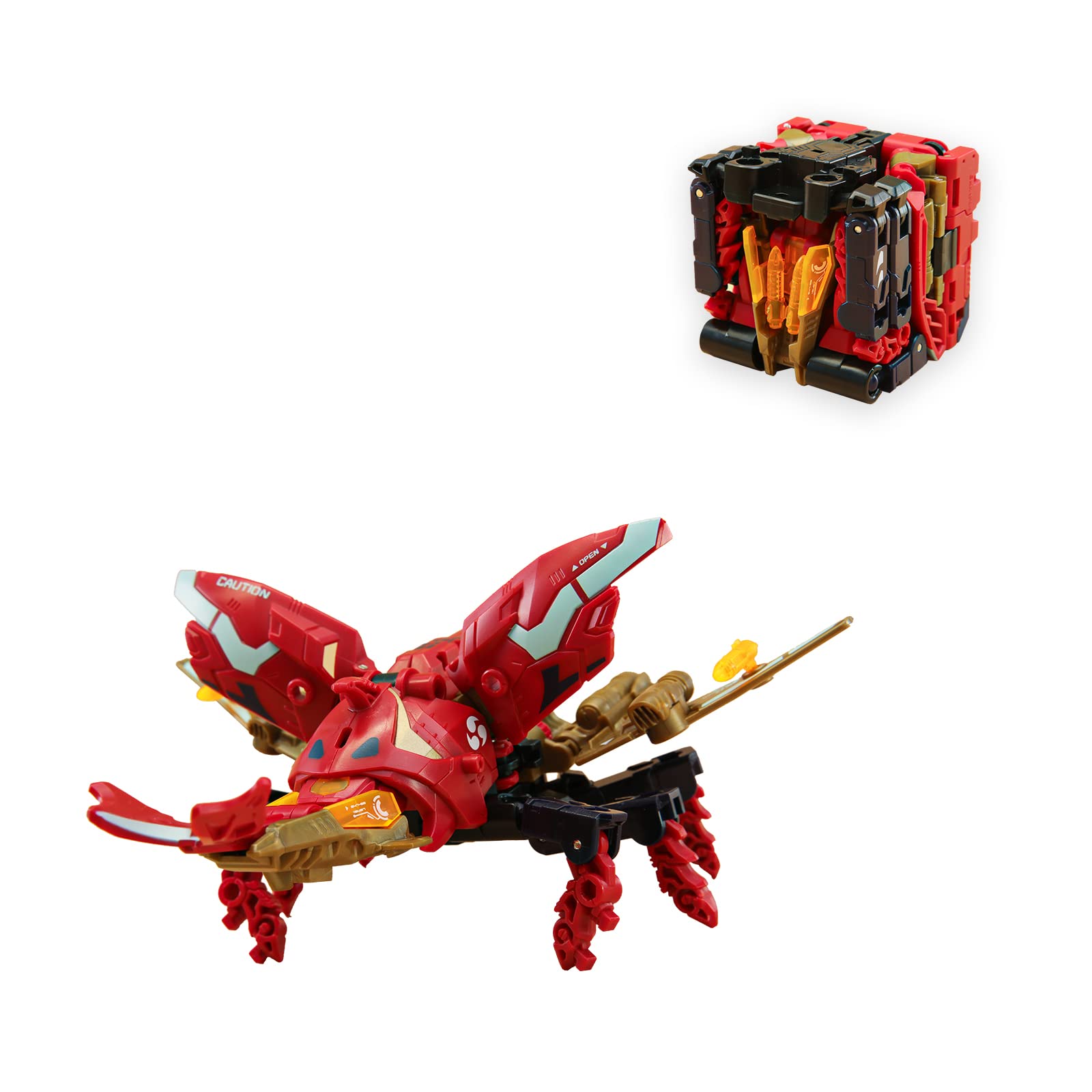 52TOYS Beastbox DEMON DART Beetle Deformation Toy, Collectible Action Figure, Converting Boy Toys for Party Birthday Gifts, Ages 15 and Up