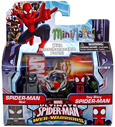 Minimates Marvel Ultimate Spider-Man Noir & Itsy Bitsy 