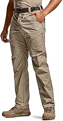 CQR Men's Utility Flex Cargo Pants, Classic-Fit